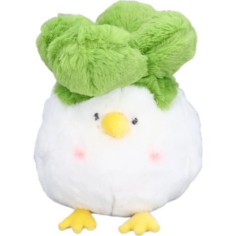 Dekoratives Plüsch-Kohlkopf-Niedliches Vogel-Kuscheltierkissen für Kinder und Erwachsene (1/5)
