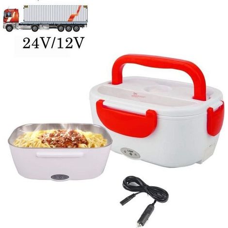 Boîte Chauffante Électrique - MARQUE - 2 en 1 - Acier Inoxydable - 1,05L - 24V/12V (1/3)