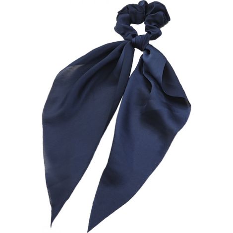 Fascia per capelli, sciarpa lunga blu navy, PIN UP, elastico per capelli, decorazione alla moda (1/4)