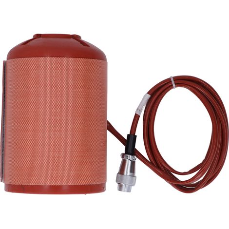Tapis chauffant pour réservoir de gaz 220 V, en caoutchouc silicone haute isolation et résistant à la corrosion, avec bande chauffante de 300 W en caoutchouc silicone hautement isolant. (1/5)