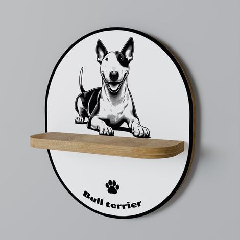 BULL TERRIER Mensola ovale (1/5)