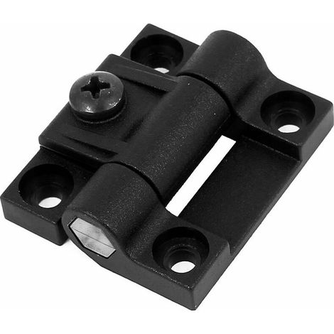 royaluxe - 43mmx36mm 4 trous fraisés contrôle position couple réglable noir charnière, (1/5)