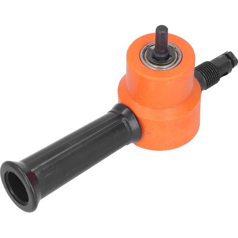 Grignoteuse à double tête, accessoire de perçage polyvalent et réglable à 360°, pour la découpe des métaux (1/5)