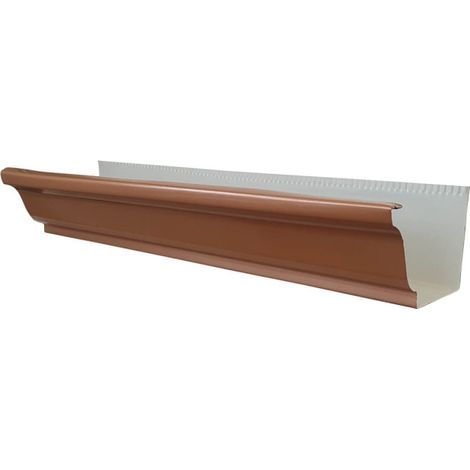 Gouttière corniche G300 aluminium cuivre - C9 - ALUHOME