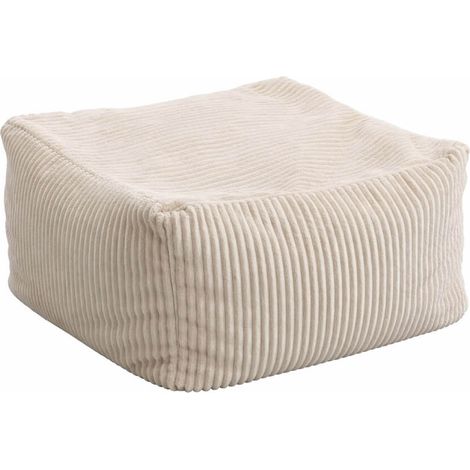 HOME DELUXE - Sgabello a sacco COZY Colore: beige