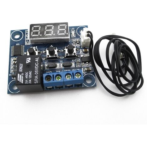 DC 12V W1209 Mini controlador de temperatura -50º a 110°C sonda sumergible con rele incorporado