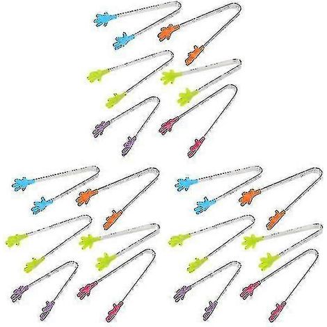 18 pinces alimentaires adorables pour enfants, en acier inoxydable et silicone, pinces à sucre, pinces de cuisine (1/4)