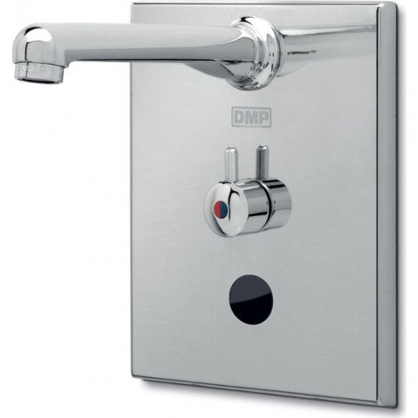 Miscelatore Incasso Con Fotocellula - Antivandalismo - Piastra In Acciaio Ino x Lucido - Elettronico - Al. a Corrente 220v (1/2)