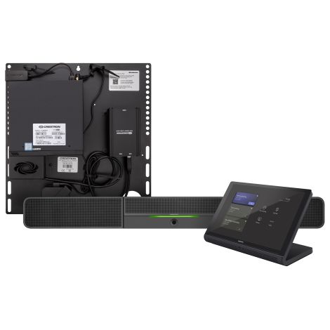 Sistema de conferencias Crestron Flex para salas pequeñas con barra de sonido y vídeo para Microsoft Teams Rooms (uc-b30-t) 6511