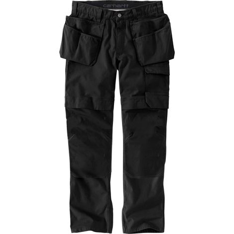 Carhartt 105070 - Pantalon de travail cargo Steel multi-poches noir - taille W30/L30 (1/5)