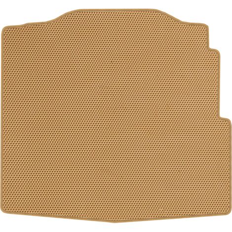 Alfombrilla de maletero de EVA para Ford Focus II Cabrio de 2008 a 2017, diseño de panal de abeja - beige. (1/5)