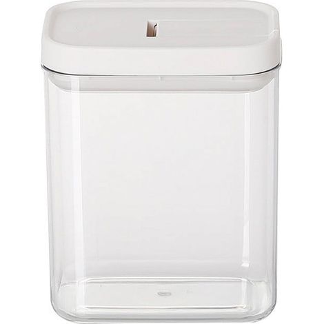 Boîte De Rangement Alimentaire - Contenant Hermetique En Plastique - Pour Céréales Riz Pâtes Sucre Café Thé - 1300 ml 800 ml 500 ml - Lot De 1 (1/5)