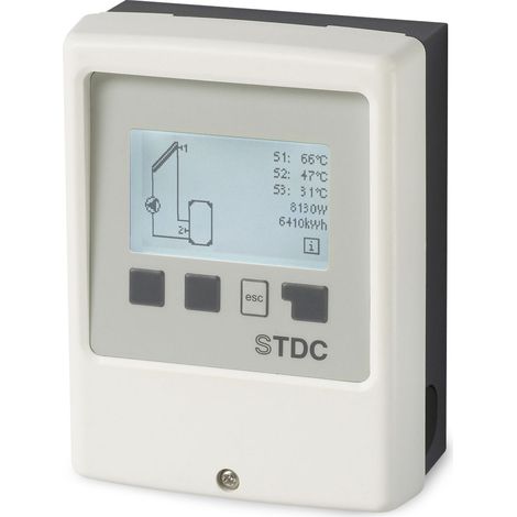 Centralina elettronica per impianti solari Sorel STDC completa di nr.2 sonde