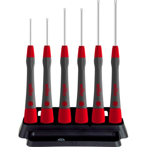 Wiha Set di giravite di precisione PicoFinish® TORX® 7 pz. con supporto (42996)