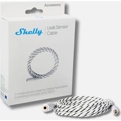 Shelly Flood Gen4 Leak Sensor Cable Cavo di prolunga