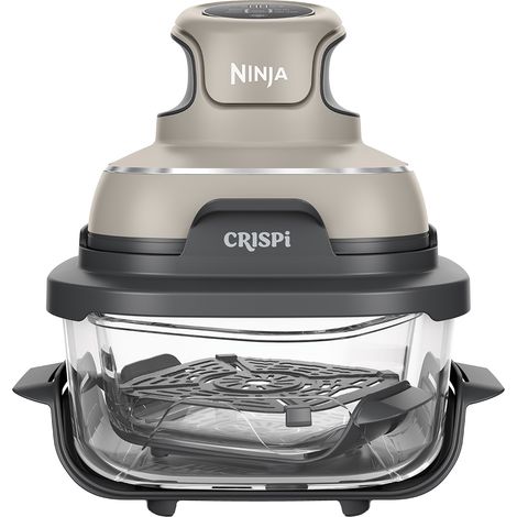 Ninja CRISPi Single 3,8L 1700W Heißluftfritteuse Grau, Steinfarbe, Transparent (1/5)