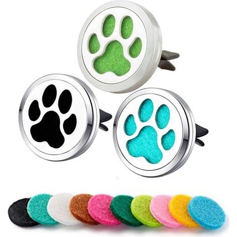 1 Pièces Diffuseur Huile Essentielle Voiture, Désodorisant De Voiture Diffuseur Parfum Clip en Acier Inoxydable, Élimine Les A231 (1/4)