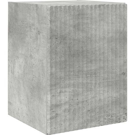 Mueble TV mural moderno minimalista 30 x 31 x 40 cm con almacenamiento compacto de madera contrachapada hormigón 020054940 (1/5)