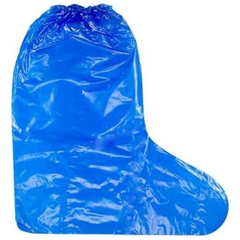 Disposable overshoes, waterproof, for men's and women's rain shoes, 8 pairs of blue, waterproof and non-slip overshoes for outdoor camping (OP CPE)--DTEKGAZ