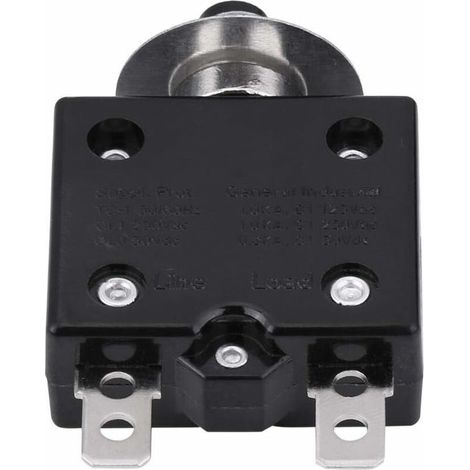 Disjoncteur à bouton poussoir 50Vdc15A Ikodm