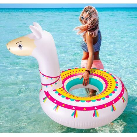 Bouée gonflable alpaga - Jouets de fête - Accessoires aquatiques (1/5)