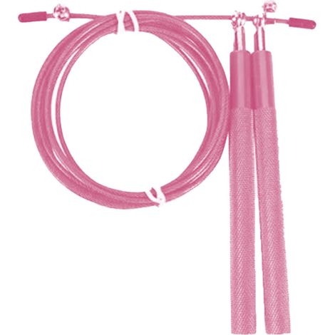 Corde À Sauter - Câble En Acier Et Poignées En Aluminium - Pour Fitness Et Crossfit - 1 Pièce (1/5)