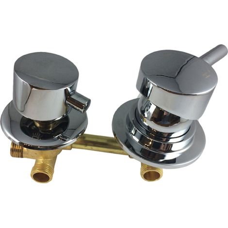 Ricambio rubinetteria 3 vie con attacchi filettati per box doccia Value RUB3V (1/2)