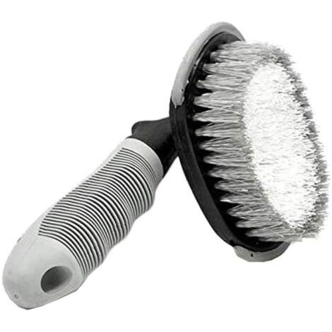 Brosse de nettoyage pour pneus de voiture et moto en forme de T en nylon doux anti-rayures (1/4)