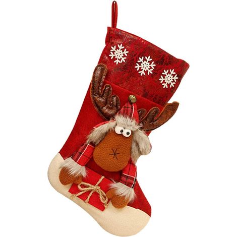 Bas de Noël classiques, chaussettes décoratives pour toute la famille (1/5)