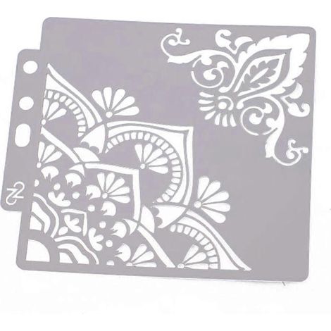 Blumenecken-Schablonen, Vorlage, Malerei, Scrapbooking, Prägen, Stempeln, Album C