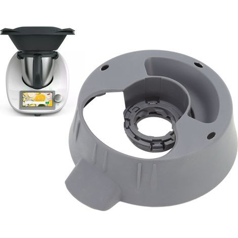 Base du Pot Principal pour Thermomix TM5 TM6, Thermomix Attachment Cup Ring Base Ring Nut Base avec Safe Lock Durable Thermomix Blender Accessoires Blender Part de Rechange pour Thermomix Vorwerk (1/5)