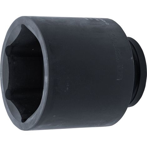 BGS Kraft-Steckschlüssel-Einsatz Sechskant tief Antrieb Innenvierkant 25 mm (1") SW 105 mm - 5500-105 (1/3)