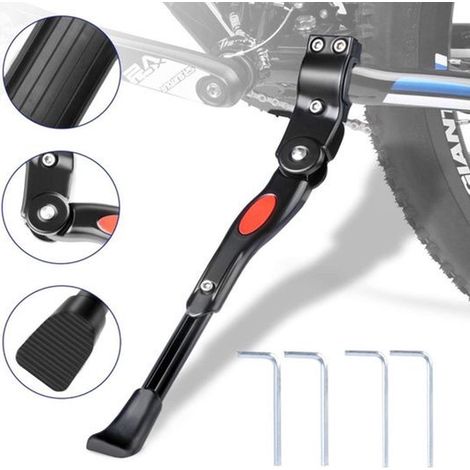 Béquille latérale de vélo – 26 cm – Aluminium – Facile à installer – VTT et ville (1/5)
