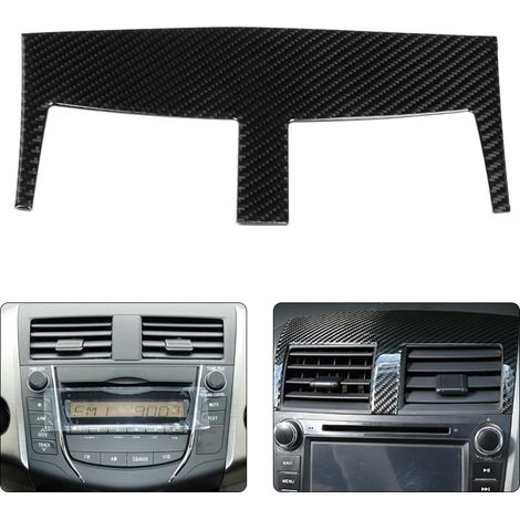 Dekoraufkleber für die Lüftungsdüsen der Mittelkonsole aus Kohlefaser, passend für Toyota RAV4 2006-2012 (1/5)