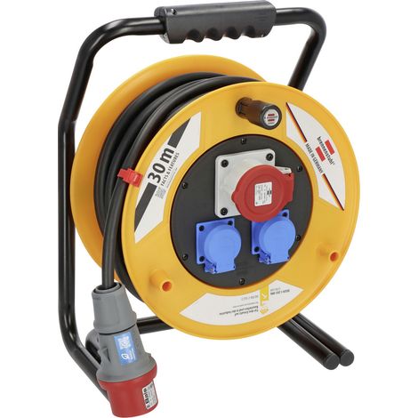Brennenstuhl 1316300 Kabeltrommel 30 m Schwarz CEE-Stecker 16 A 5polig (1/2)