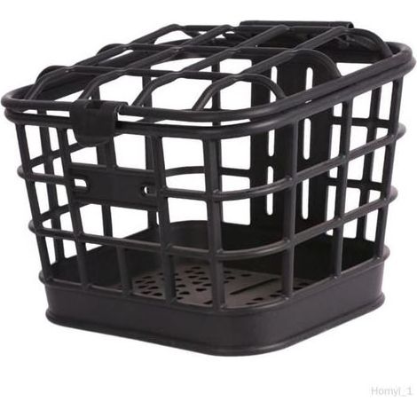 Panier avant électrique avec couvercle Paniers de vélo Support de guidon détachable Paniers de vélo Panier de vélo pour vélo (1/4)
