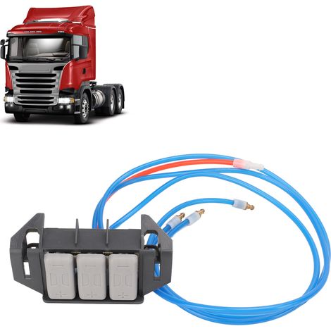 Bedienschalter für LKW-Luftsitz, Drei-Tasten-Bedienschalter (Modell: HW-THS-S3) (1/5)