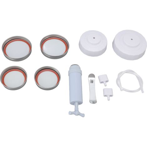 Kit de Scellage sous Vide pour Bocaux avec Pompe à Vide Manuelle pour Conservation Alimentaire (1/5)