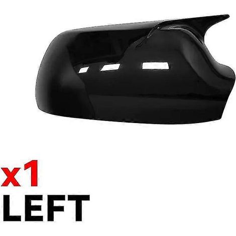 Für Mazda 6 Atenza GG 2003–2008: Außenspiegelkappe, Türspiegelabdeckung, Seitenspiegelgehäuse – 1 Stück, Schwarz, Links