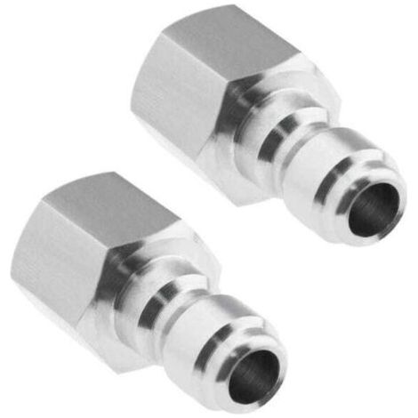 Adaptateur pour nettoyeur haute pression 42 × 16 × 15 mm, connecteur femelle NPT 1/4 pouce, raccord rapide