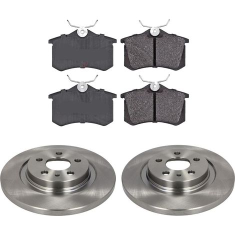 KIT FRENI POSTERIORI compatibile con CITROEN C8 (EA,EB) - DISCHI + PASTIGLIE OEM: FDB1083 / 17617 /SOSTITUZIONE DIRETTA/BASSA POLVERE/SILENZIOSO (1/5)