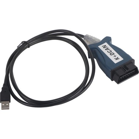 Câble de diagnostic OBD2 professionnel avec interface USB pour K DCAN, compatible avec E60, E61, E83, E81, E87 et E90 (1/5)