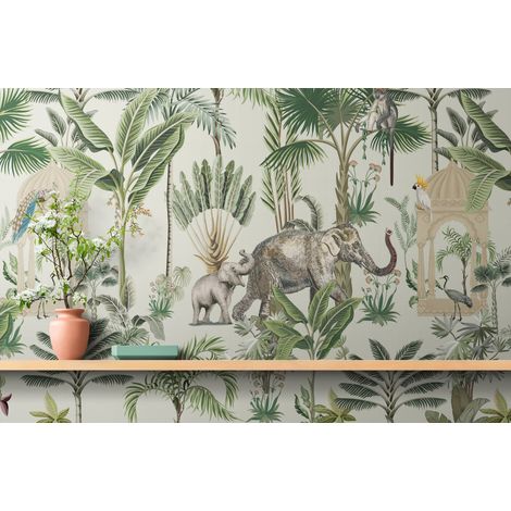 Papier Peint Forêt - Feuillage Automnal - 150 x 250 cm (1/2)