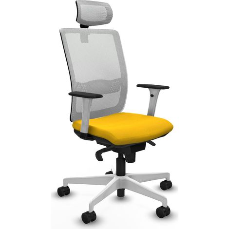 Silla de oficina piqueras y crespo Haches blanco cómoda funcional (1/2)