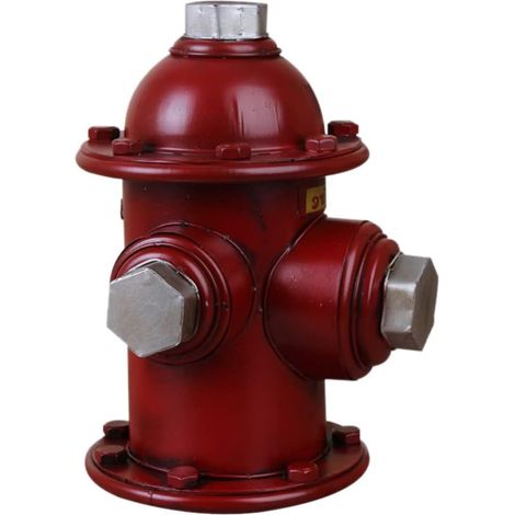 Statue de bouche d’incendie rétro pour jardin, décoration en forme de chien, idéale pour entraînement canin et décoration extérieure (1/5)