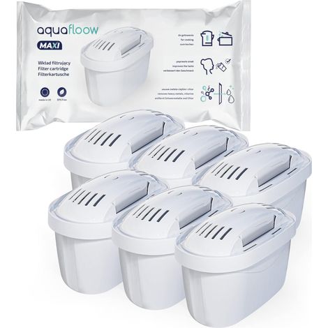 Lot de 6 cartouches filtrantes compatibles avec Brita Maxtra+, Style, Marella, Elemaris, XL, Fun (1/5)