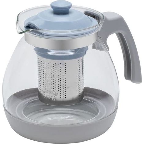 Resto Teekanne Transparent 1200 ml Borosilikatglas