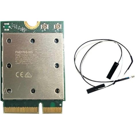 Mise à niveau 2025 : Carte Wi-Fi sans fil tribande FME-865 WiFi7 avec Bluetooth 5.4 (1/5)