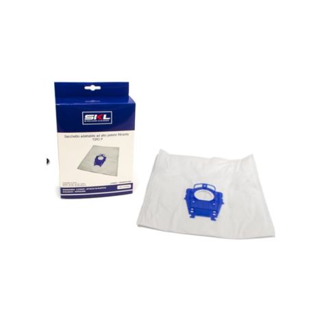 Scatola di 5 borse Tipo P compatibile + 1 micro filtro per aspirapolvere Bosch 00468264, 00461349