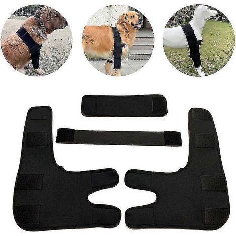 Vorderbein-Sprunggelenkbandage für Hunde, Ellbogenprotektor, Hundebandage zum Schutz von Wunden, Unterstützung bei der Wundheilung und Verstauchungen-M